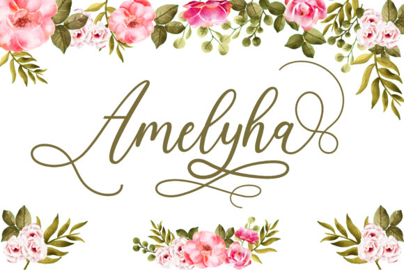 Amelyha: A Premium Script Font for Web Design