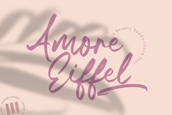 Amore Eiffel: A Handwritten Font for Modern Web Design