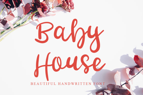 Baby House: A Playful Handwritten Font for Web Design