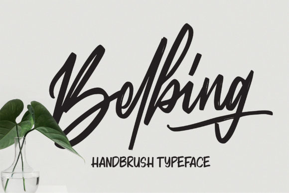 Belbing: A Whimsical Handwritten Font for Editorial Design