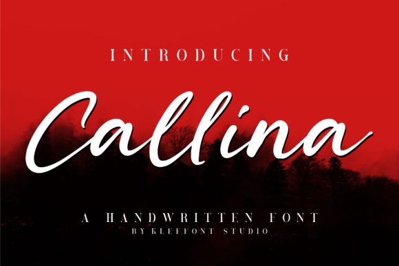Callina: A Delicate Handwritten Font for Elegant Branding