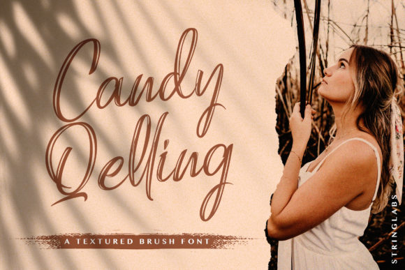 Candy Qelling: A Handwritten Font for Editorial Design