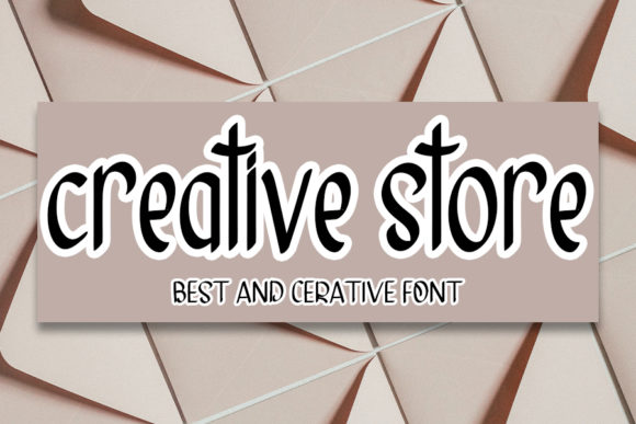 Creative Store: A Handwritten Font for Campaigns