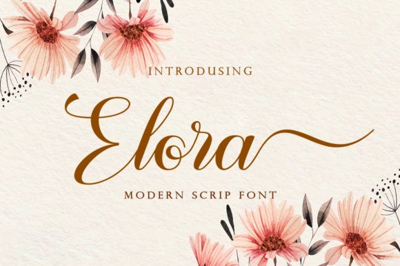 Elora: An Elegant Handwritten Font for Crafters