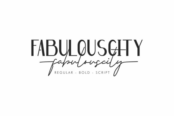 Fabulouscity: A Premium Duo Font for Web Design
