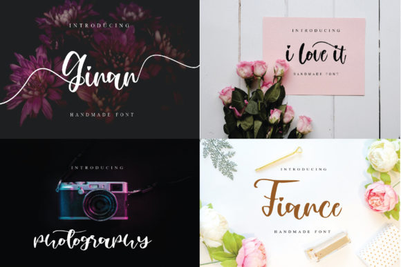 Ginan: A Delicate Handwritten Font for Brand Identity