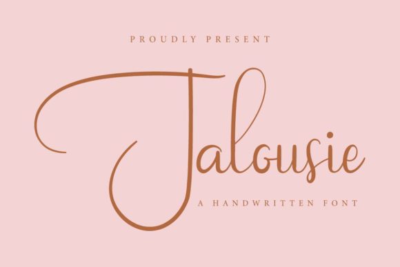 Jalousie: A Handwritten Font for Editorial Design