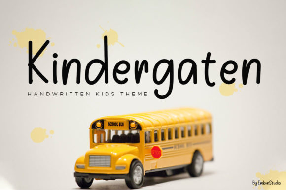 Kindergarten: A Sweet Handwritten Font for Makers