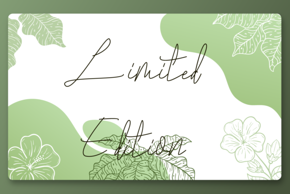Limited Edition: A Premium Handwritten Font for Your Brand