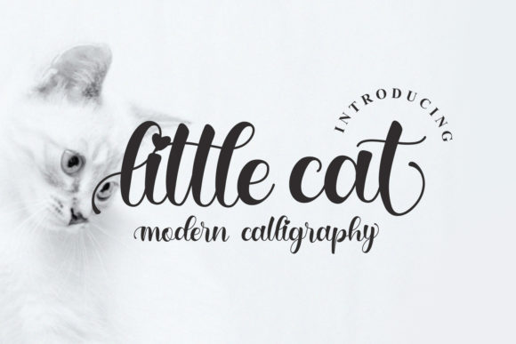 Little Cat: A Flowing Handwritten Font for Makers