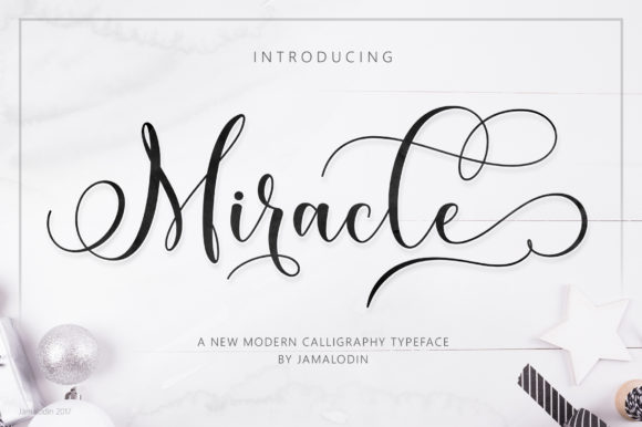 Miracle: A Modern Script Font for Campaigns