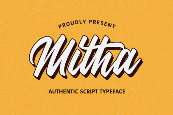 Mitha: A Vintage Handwritten Font for Makers