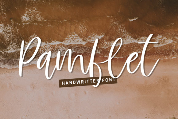 Pamflet: An Elegant Script Font for Crafters