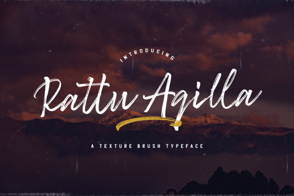 Rattu Aqilla: A Textured Brush Font Review