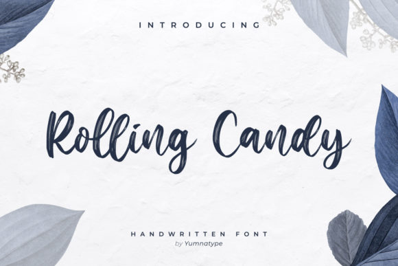Rolling Candy: A Handwritten Font for Modern Branding