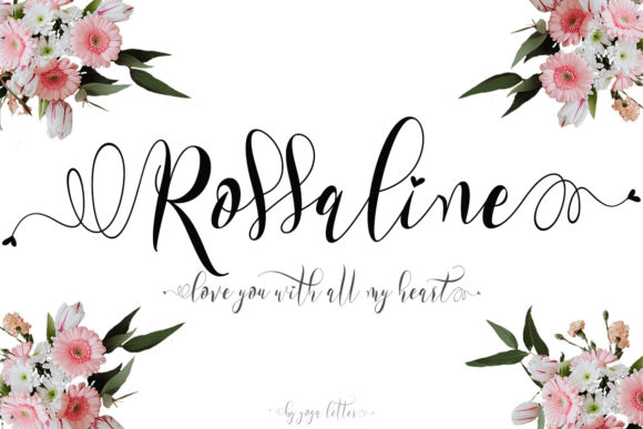 Rossaline: The Elegant Script Font for Crafters