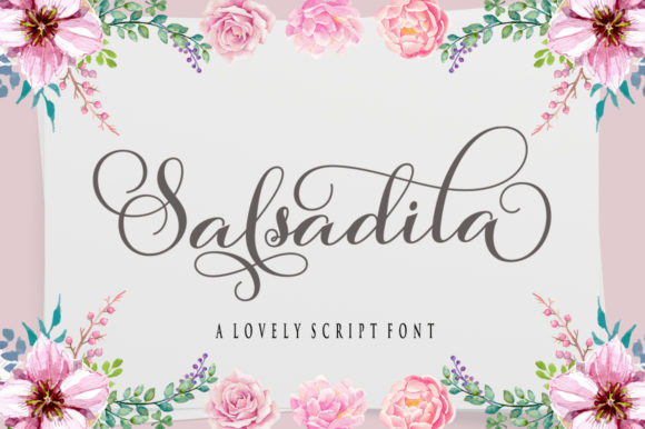 Salsadila: A Romantic Script Typeface for Brand Identity