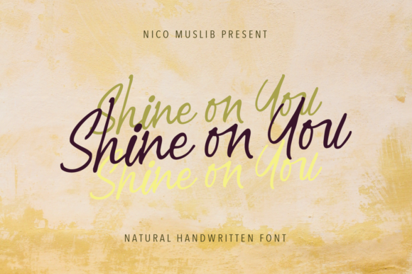 Shine on You: A Friendly Handwritten Font for Your Brand