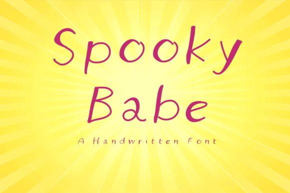 Spooky Babe: The Handwritten Font for Bold Campaigns