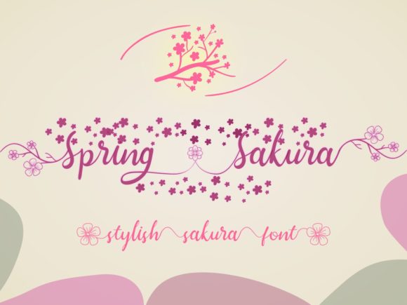 Spring Sakura: A Premium Script Font for Campaigns