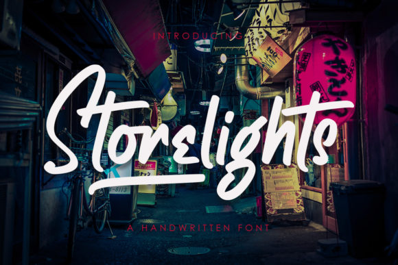 Storelights: The Bold Handwritten Font for Campaigns