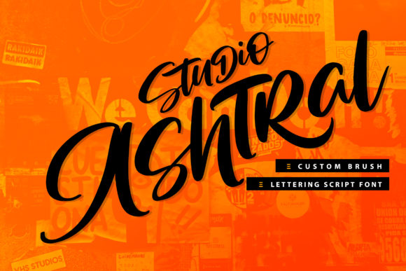 Studio Ashtral: A Timeless Script Font for Web Design