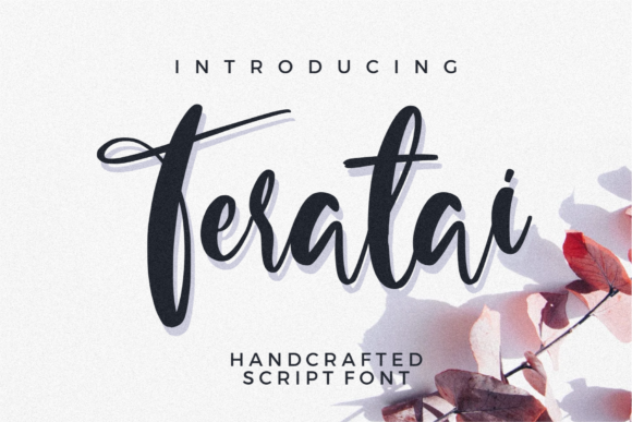 Teratai: A Timeless Handwritten Font for Makers