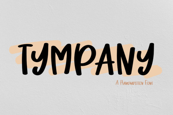 Tympany: A Quirky Handwritten Font for Makers